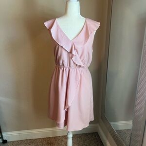 Pink BCBG ruffle dress